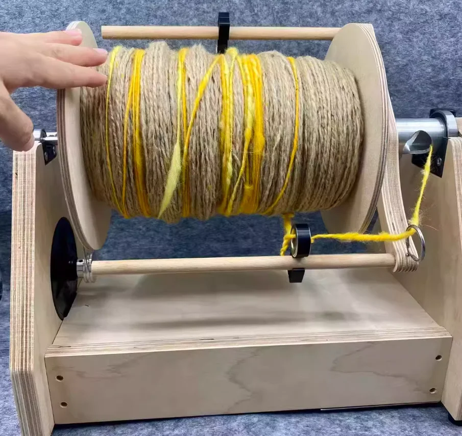 100-240V Electric Artistic Spool Spinning Wheel with Pedal