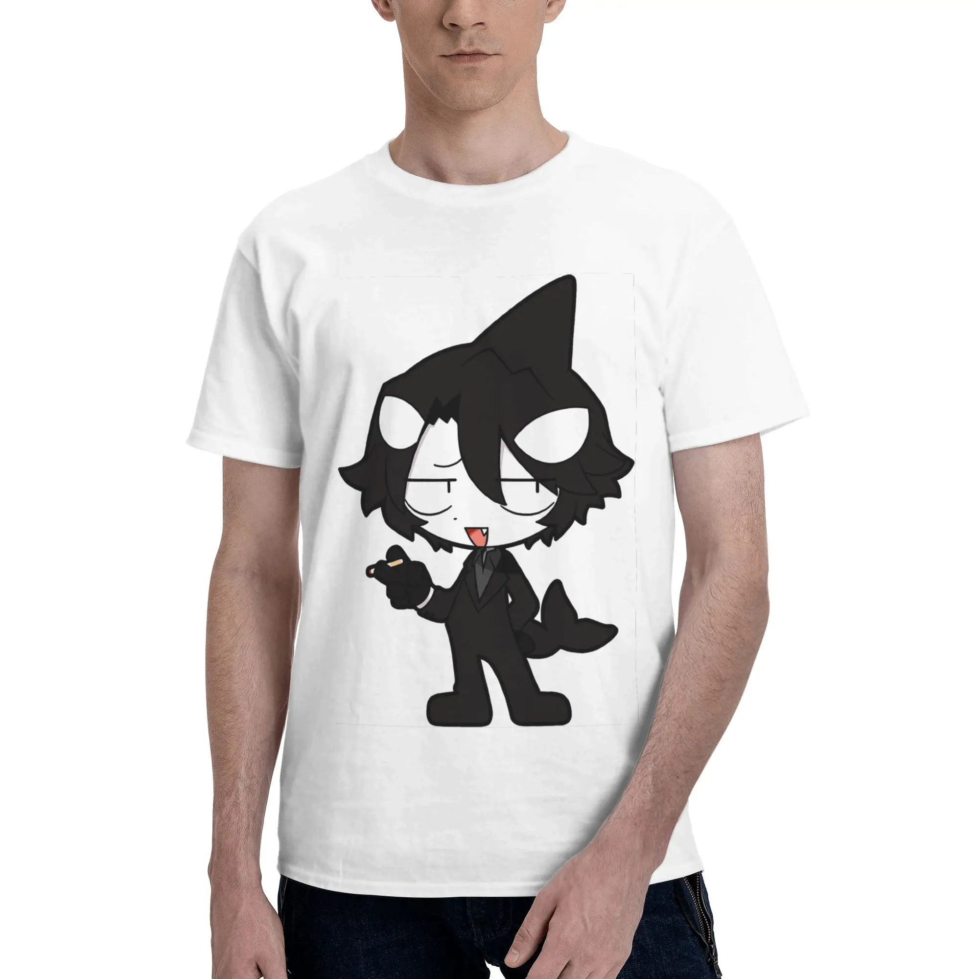 

Футболка Idate из 100% хлопка, мужские футболки большого размера, мужские футболки с круглым вырезом и коротким рукавом, S-6XL