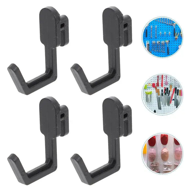 20pcs Peg Board Hook Plastic Rack Rack Shelfss Hook Single Hook Storage Board Kitchen Study Hole Plate Shelving Hooks Litter Box