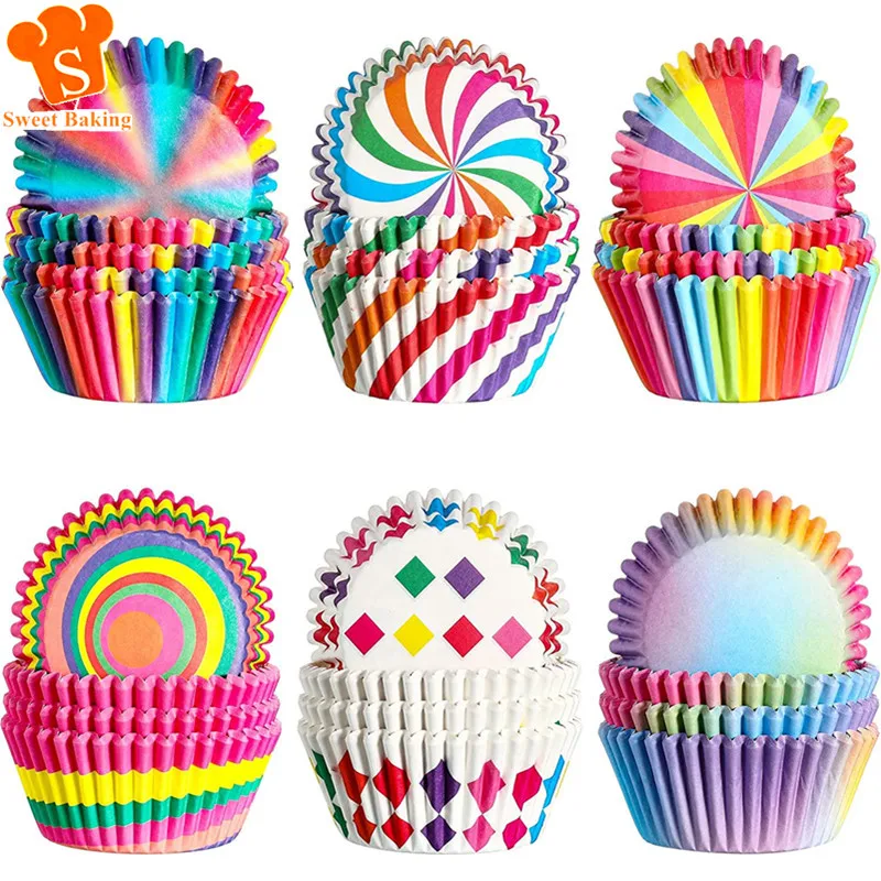 100Pcs Muffin Cupca…
