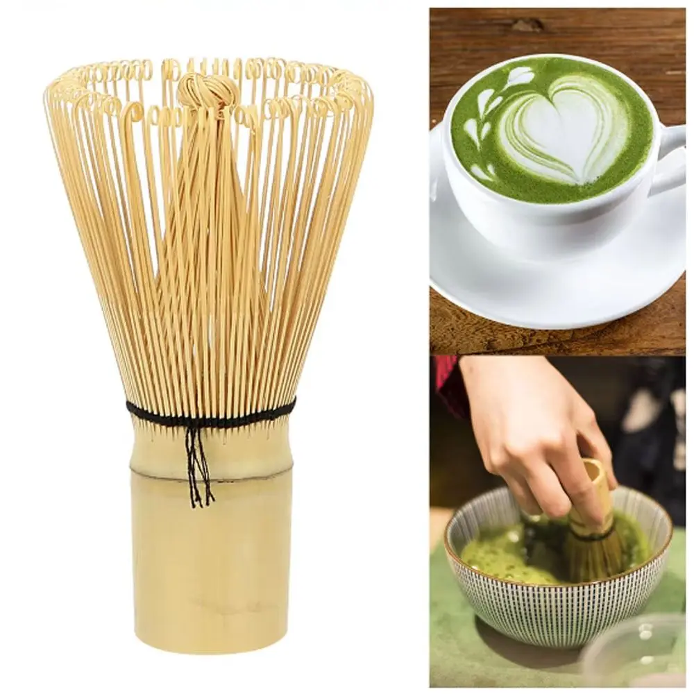 Useful Bamboo Matcha Whisk Reusable Japanese Tea Set Matcha Green Tea Powder Whisk Tea Tool Tea Brush Teaware