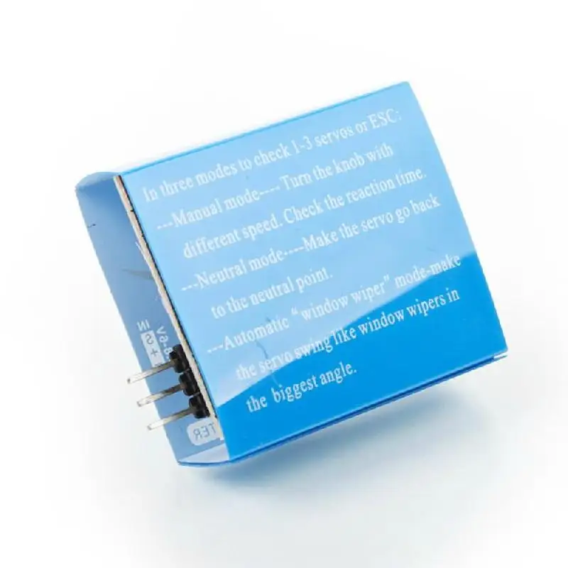 

10pcs Multi 3CH Digital Servo Tester ESC Speed Controller Checker CCPM Consistency Master for Car Servo Motor