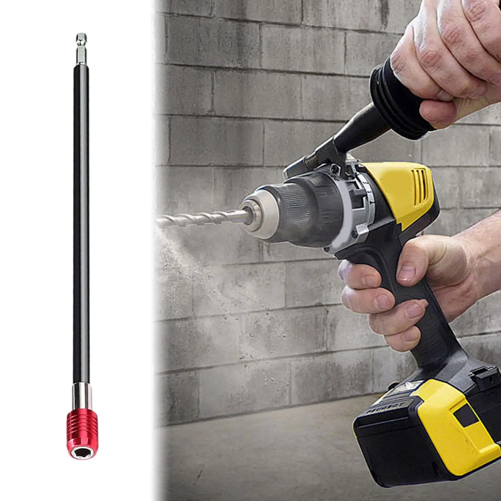

Hex Shank Quick Release Bar Quick Connection Extension Rod Screwdriver Extension Tool Quick Release Drill Extension Bit Holder