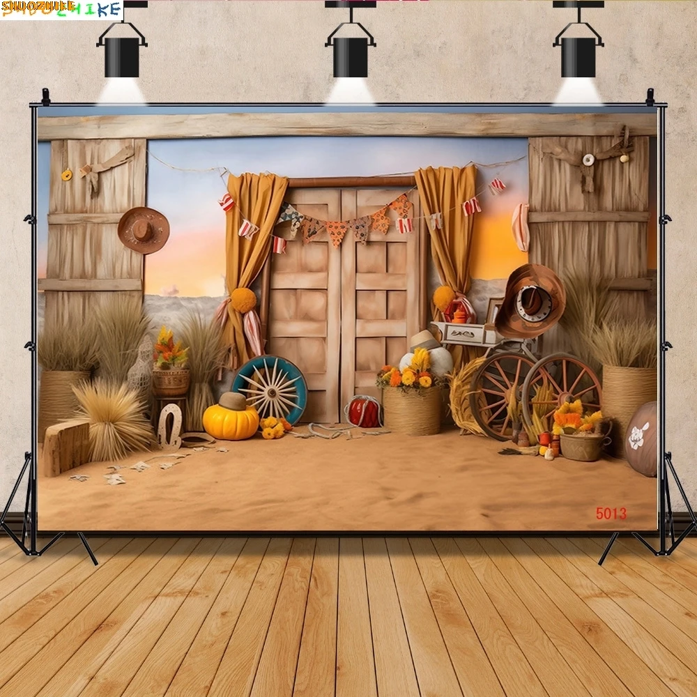 

Spring Easter Wood Door Photography Backrops Flower Bunny Egg Kid Birthday Party Portrait Decor Backdrop Photo Background LG-01