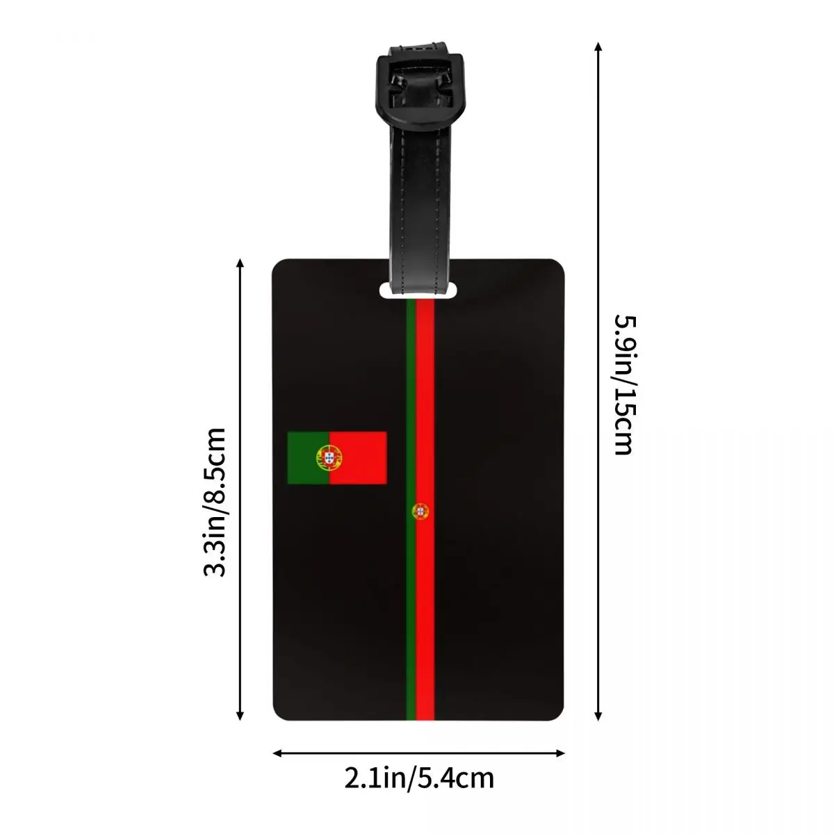 Пользовательский флаг Португалии багажная бирка португальская гордость дорожная сумка чемодан Личная Обложка идентификационная бирка
