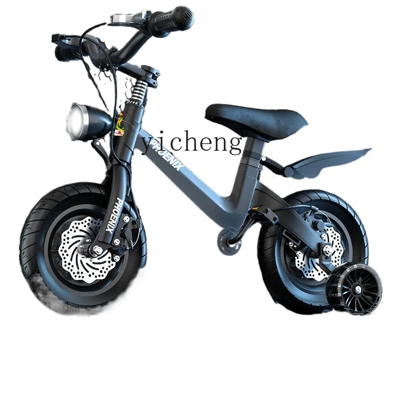 Tqh Magnesium Alloy Children's Bicycle Boy 2-10 Years Old Baby Medium and Big Children's Bicycle Baby's Bike