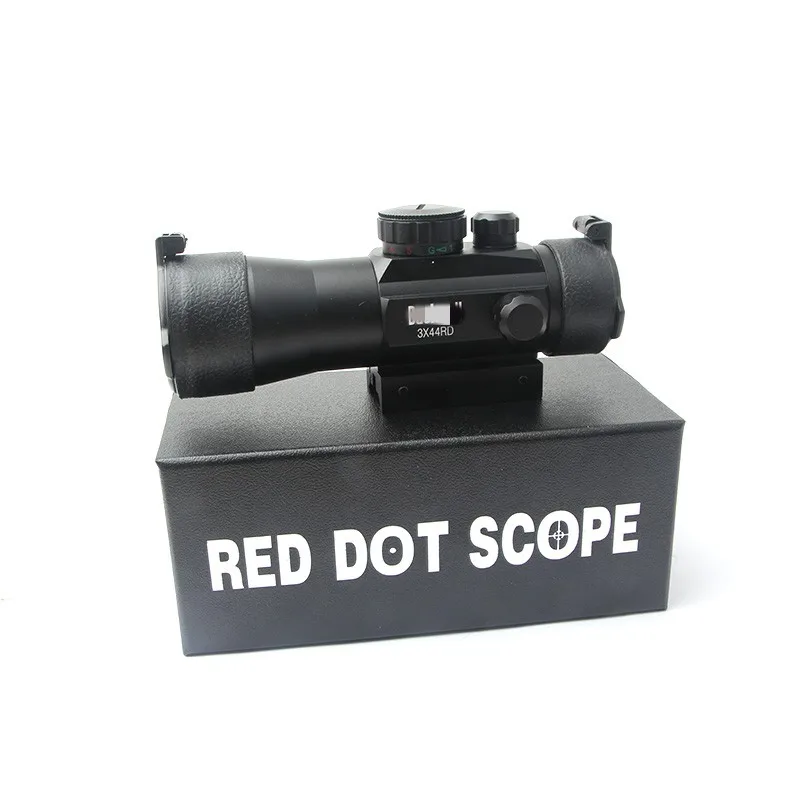 Imagem -06 - Verde e Vermelho Dot Sight Scope para Caça Óptica Tática Riflescope Fit 11 mm 20 mm Rail 1x40 3x44 2x40 3x42