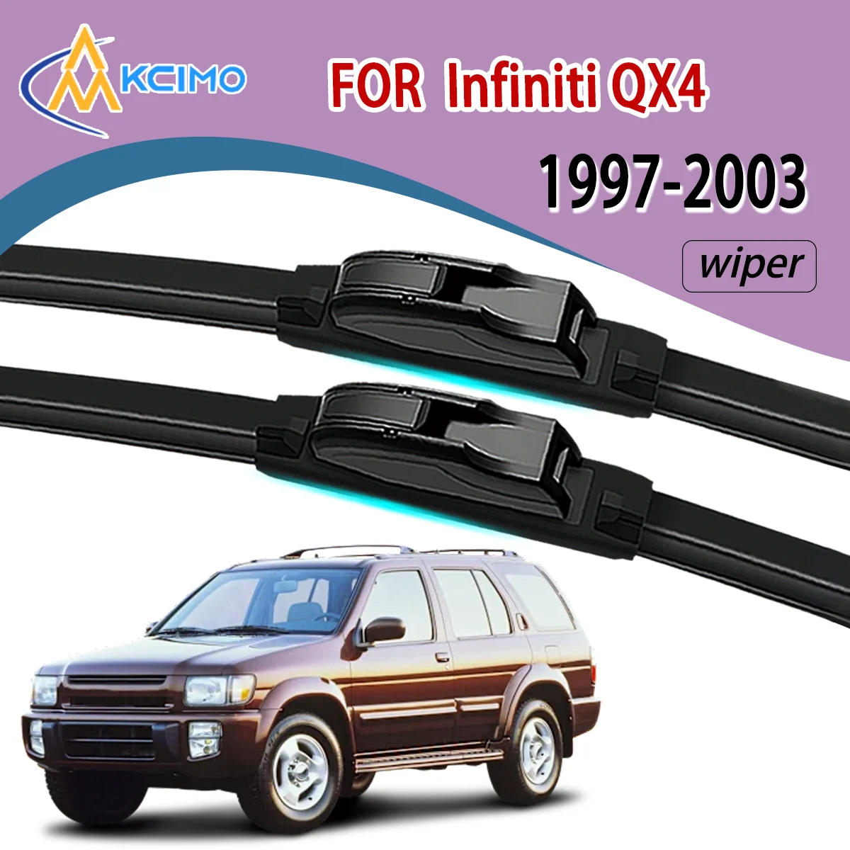 

New Windscreen Wiper Blades For Infiniti QX4 1997-2003 Front Window Car Accessories 2Pcs