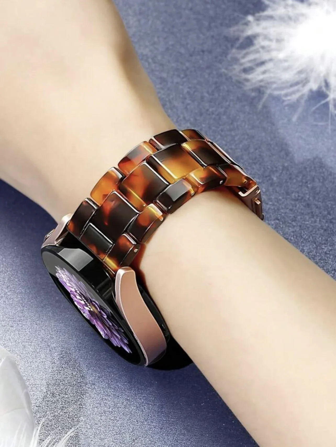 حزام سوار من الراتنج ممتاز لساعة سامسونج جالاكسي 7 FE 5 Pro 4 6 سوار كلاسيكي 44 مللي متر 40 مللي متر حلقة كوريا رياضية