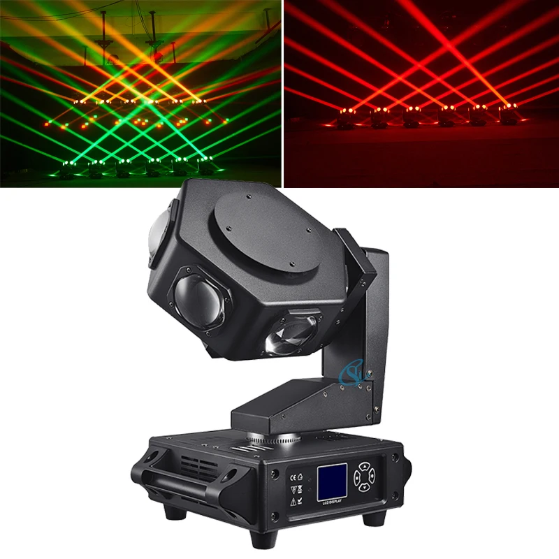 Disco Party Lighting 6X40W RGBW LED Moving Head Single Flying Effect Lights DMX512 For Bar Dance Club Show