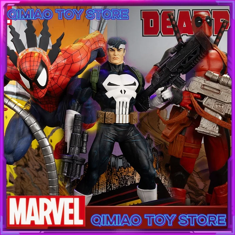 

New Genuine Marvel Series 1/6 Proportion 25cm Character Sculpture Model Toys Holiday Gift Desktop Ornaments Collectibles
