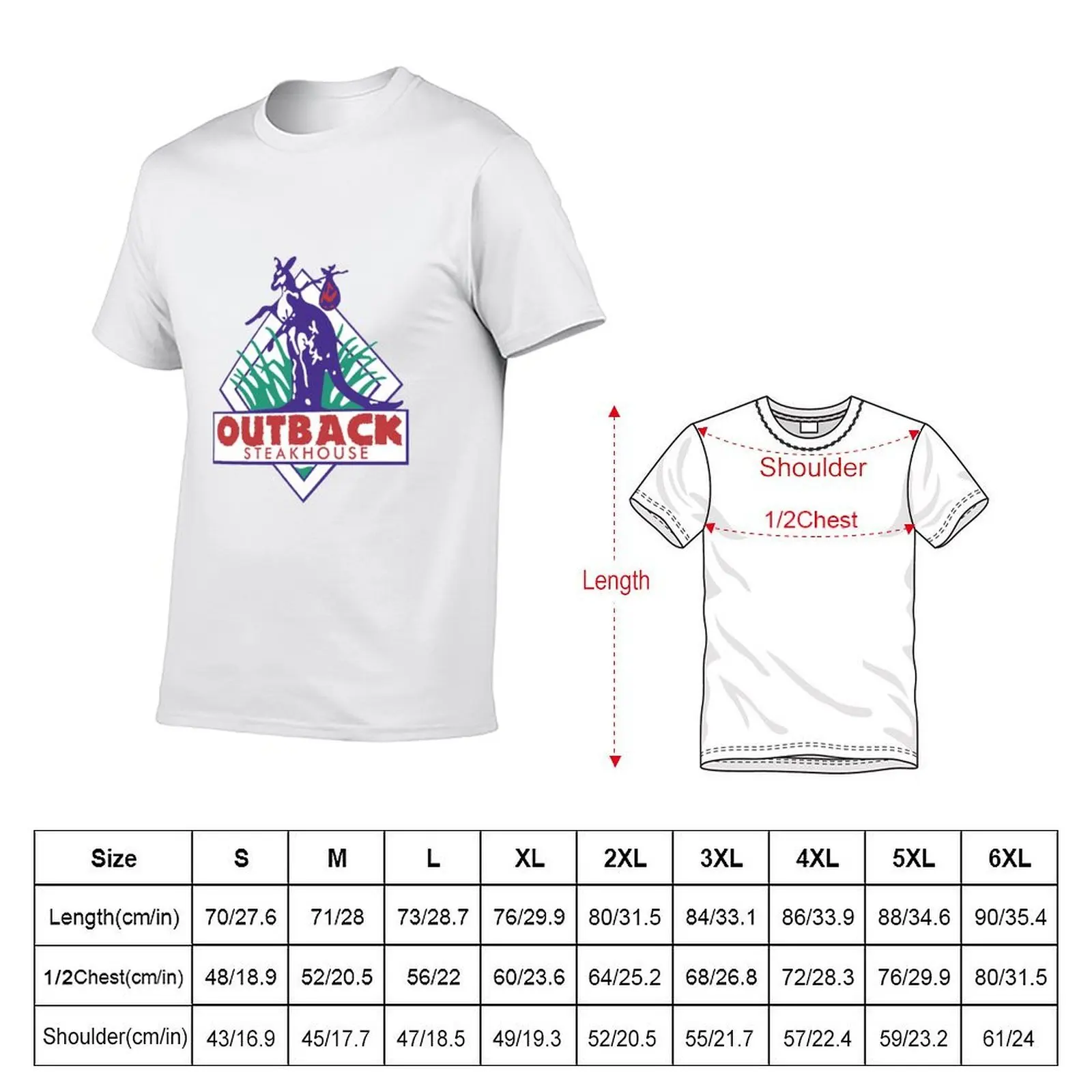 Outback Steakhouse Kangaroo T-Shirt shirts graphic boys animal print shirts graphic tee men
