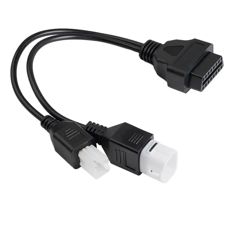 AEF2-Motorcycle OBD Adapter For 4Pin + 6Pin For GSX R125/S125/S750/R1000/S1000 DL 650F/1000F SV650 OBD2