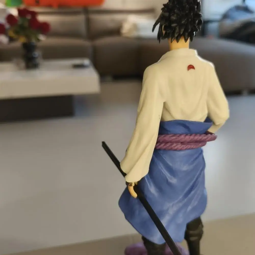 27 センチメートルナルトアニメフィギュアうちはサスケアクションフィギュア像モデル人形コレクションおもちゃギフト