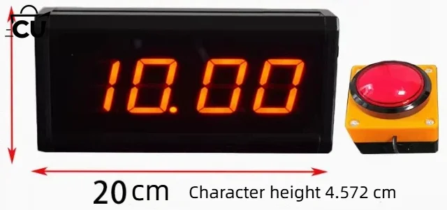 ​​10-Second Challenge Timer, One-Handed Countdown Game Controller for Fast-Paced Party Games & Group Activities​​