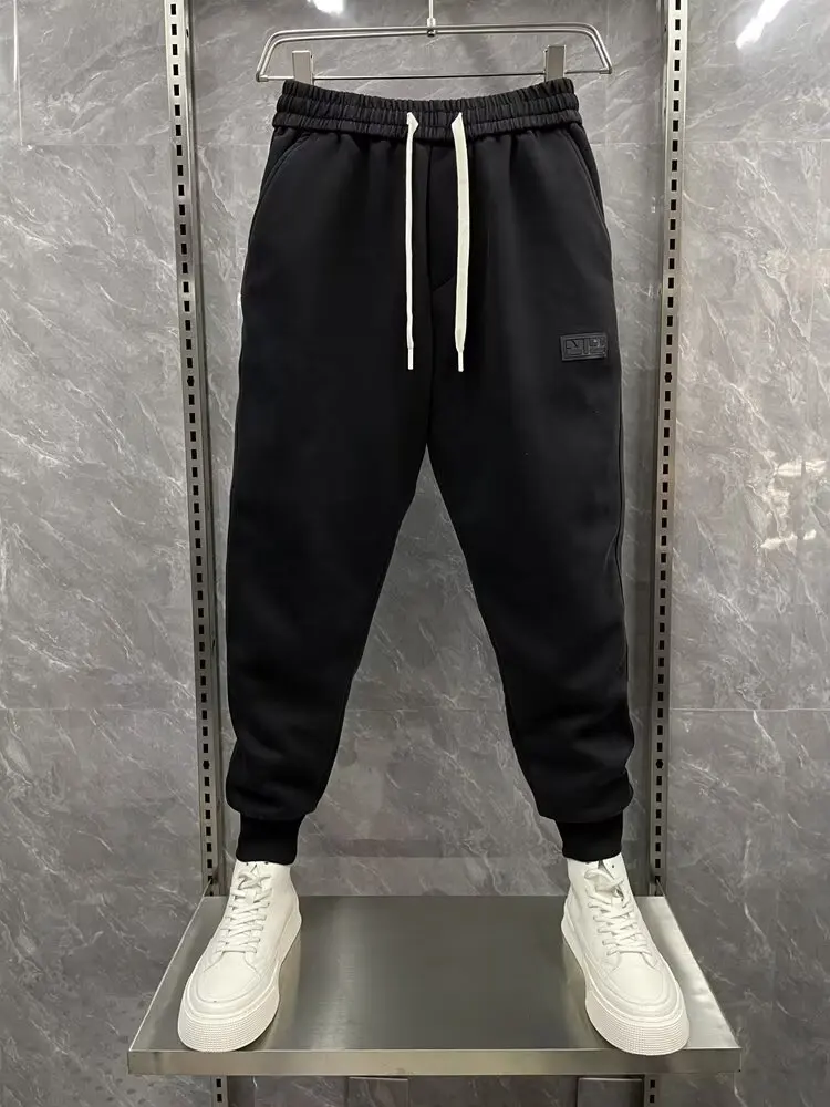 

Осенне-зимняя мужская одежда, мужские спортивные штаны, брюки, мужская одежда, брюки большого размера, популярная корейская одежда для бега