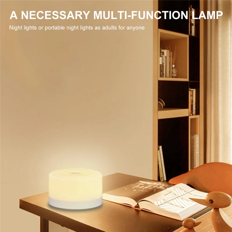 

AB66-LED Mini Night Light USB Rechargeable Touch Sensor Lamp Portable Bedside Lamp Bedroom Living Room Lamp