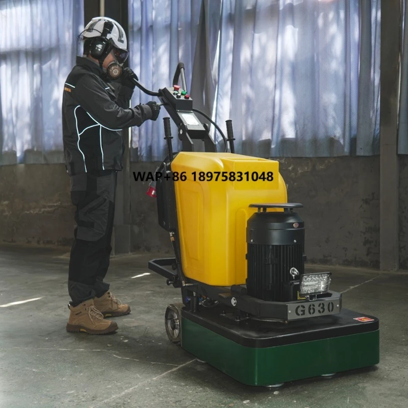 7.5Kw 630mm hand-push ground crusher with 9kw frequency conversion multi-functional concrete crusher