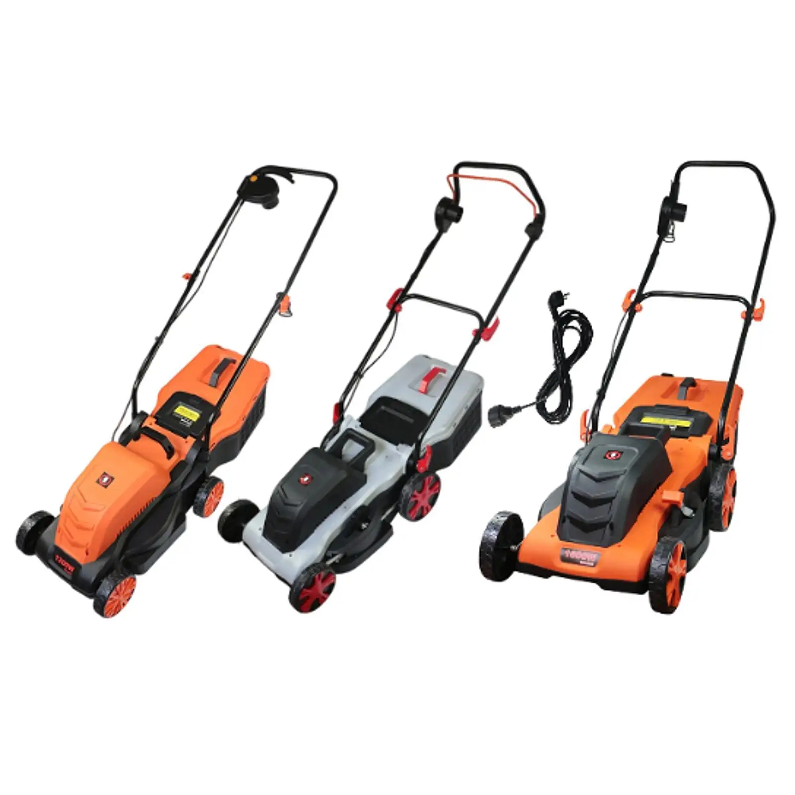 

Electric Lawn Mower Corded Grass Cutter Machine Edger Attachment Versatile String Trimmer for Park Household Yard Backyard Lawn