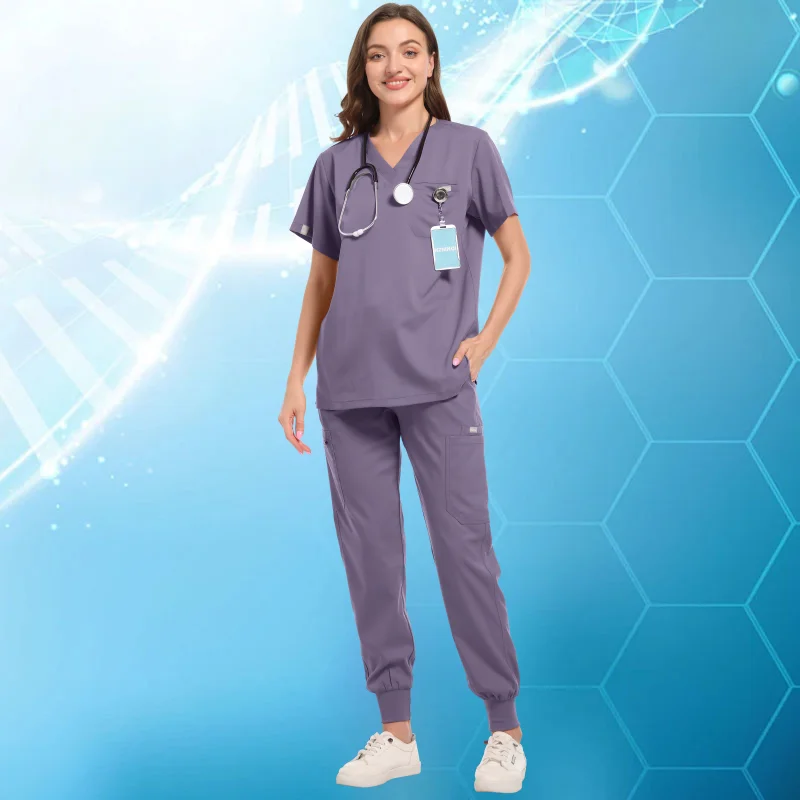 Medizinischer Operationssaal, medizinische Uniform, OP-Bekleidung, Krankenhaus-Arbeits-Bekleidungsset, medizinische Versorgung, Krankenschwester, Zahnchirurgie-Anzug, Arbeitskleidung