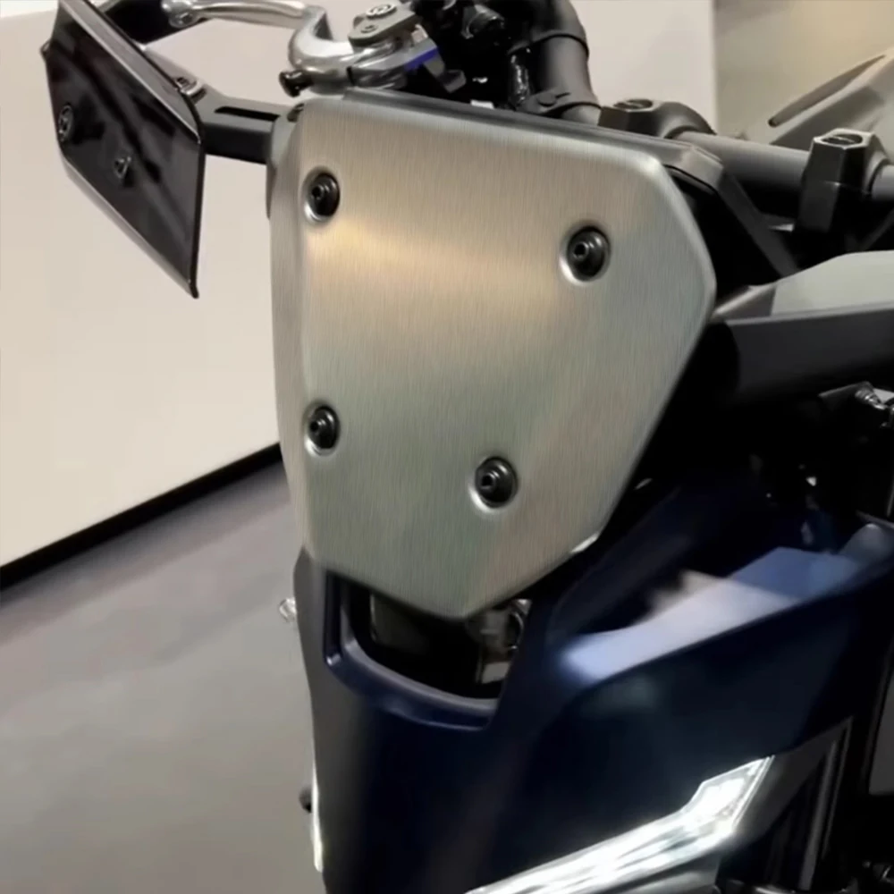 لياماها MT-09 MT09 2024 دراجة نارية الزجاج الأمامي الرياح منحرف الزجاج الأمامي هدية يندبروف درع الألومنيوم الملحقات #4