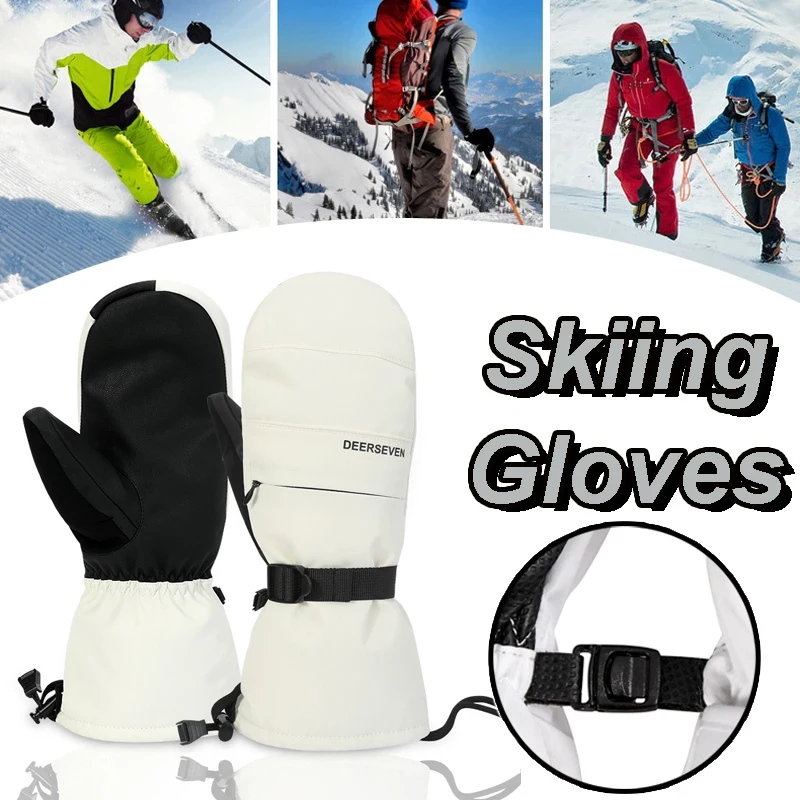

Лыжные перчатки 3л водонепроницаемые унисекс термосенсорный экран нескользящие перчатки для сноуборда открытый снегоход теплые варежки