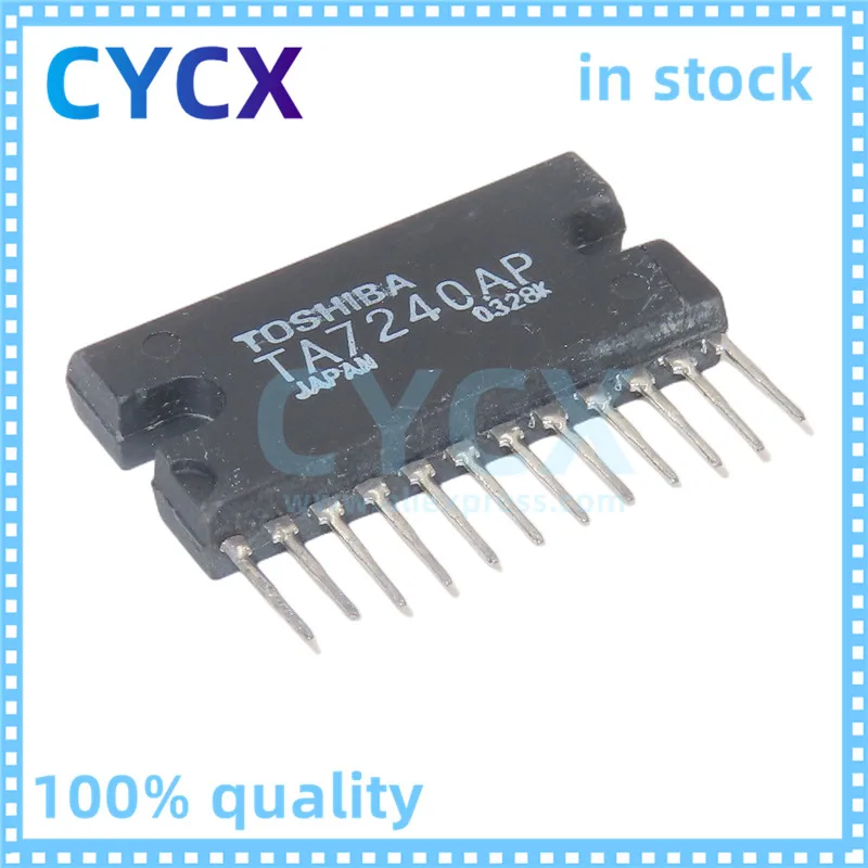 TA7240AP plug-in ZIP-12 audio power amplifier IC chip, the original import, can shoot