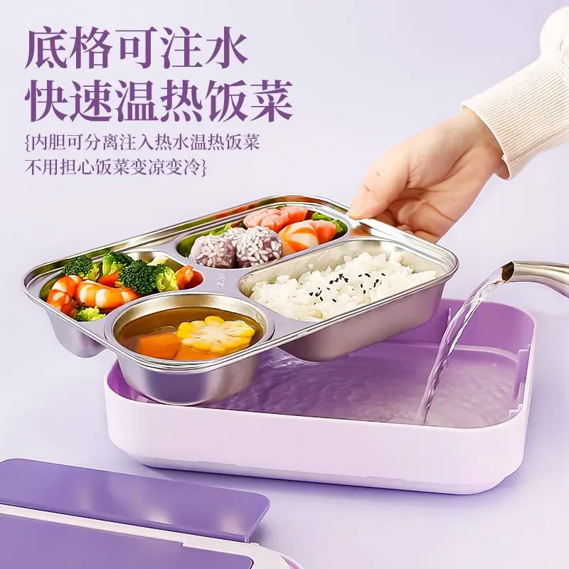Love and Deepspace Stainless Steel Large Capacity Lunch Box Cute and Stylish Plastic Bento Box Gift for Men and Women Office view 5
