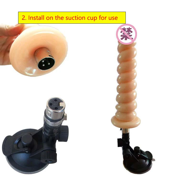 Various Sex Machine  3XLR Attachment Dildos Suction Cup Sex Masturbation Love Machine For Women Man Couple