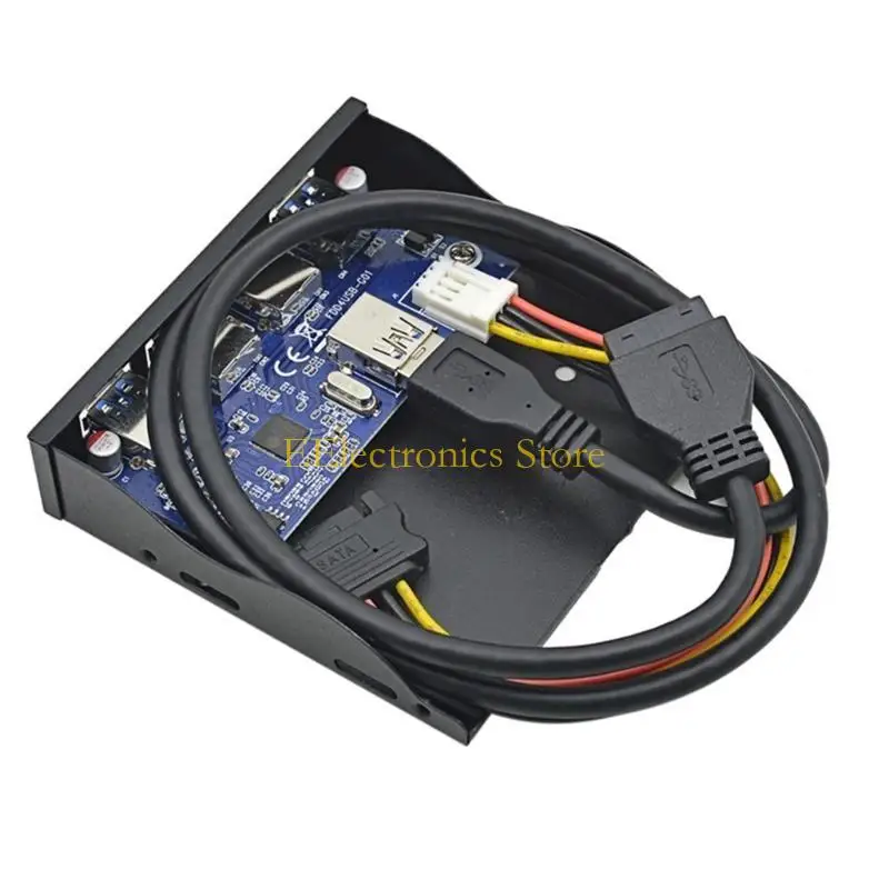 B03C 19+1 20Pin 4 Port USB3.0 Front Panel Combo Bracket USB Hub Adapter for PC Desktop 3.5
