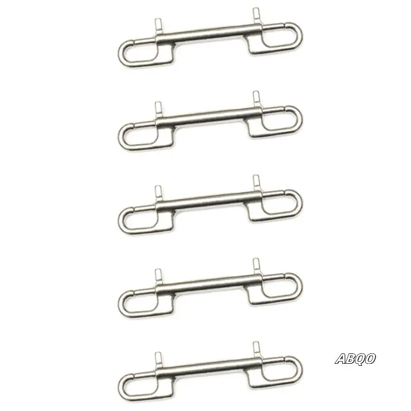 

5X Diving Hook Stainless Steel Double Ended Bolt Snap Hook For Scuba Diving Pet Leash Camera Strap Keychain Hammock
