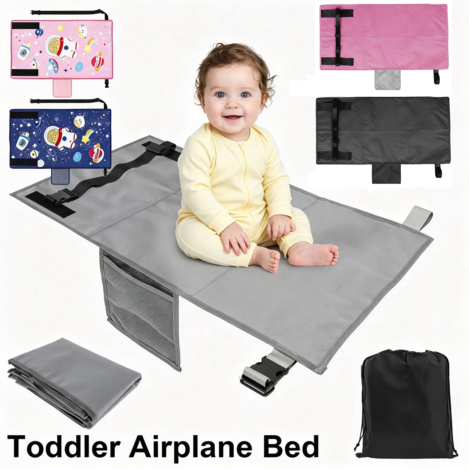 Toddler Airplane Bed Airplane Seat Extender Travel Bed Kid Airplane Travel Essentials Flights Must Have Portable Plane Foot Rest