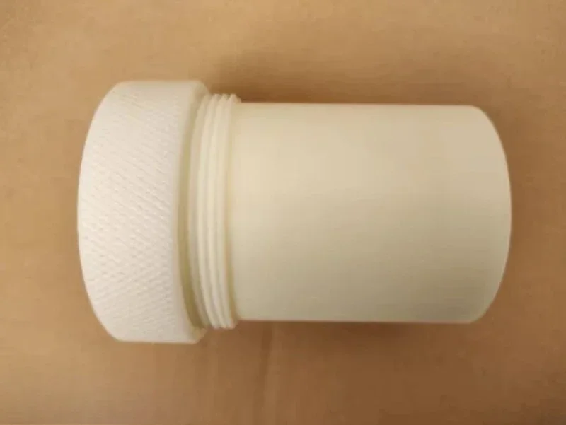 Screw cap nylon ball mill jar vibration ball mill, using a 3D pendulum ball mill with 80ml capacity