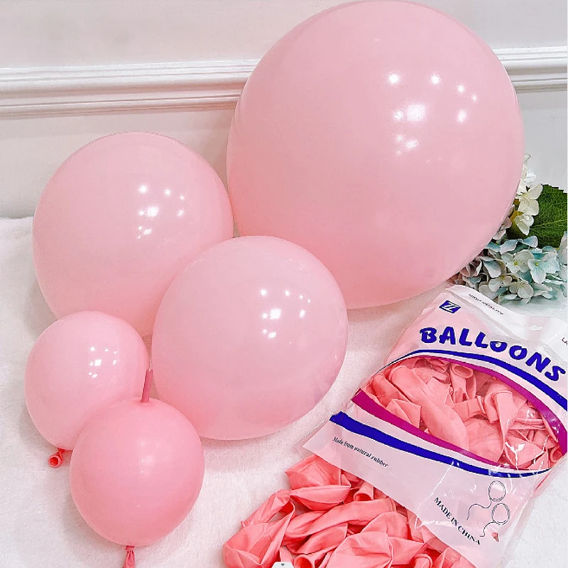 

5/10/12/18/36 inch Light Pink Balloon Macaron Candy Color Wedding Arch Decoration Balloons Baby Shower Toy Decoration Balloons