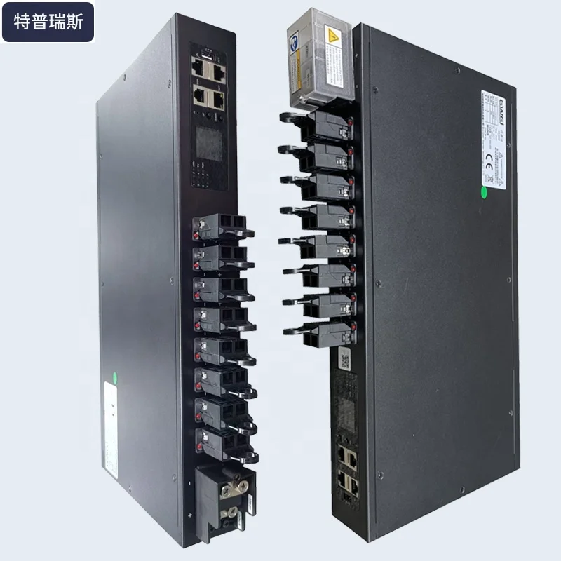 Smart  DC-48V PDU distribution unit 160A input  8-channel input  branch collection and control SNMP protocol