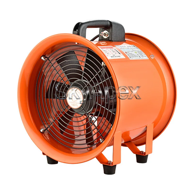 

Портативный ручной осевой вентилятор 220В, мобильный вентилятор для вентиляции, мощный вытяжной вентилятор для морских судов, промышленный и коммерческий вентилятор