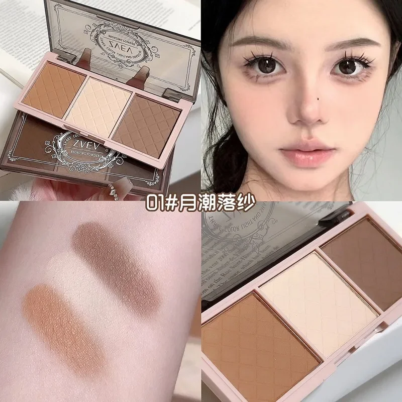 

Facial Highlighter Makeup Palette Face Matte Shadow Lasting Glow Brighten Contour Shimmer Powder Contouring Bronzer Cosmetics