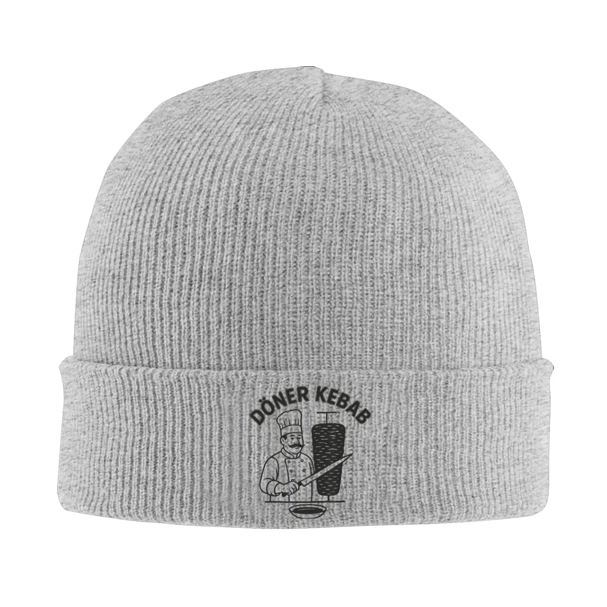 Doner Kebab Lustig Grill Master Foodie Knit Hat Beanies Autumn Winter Hat Warm Acrylic Street  Caps for Men Women Birthday Gift