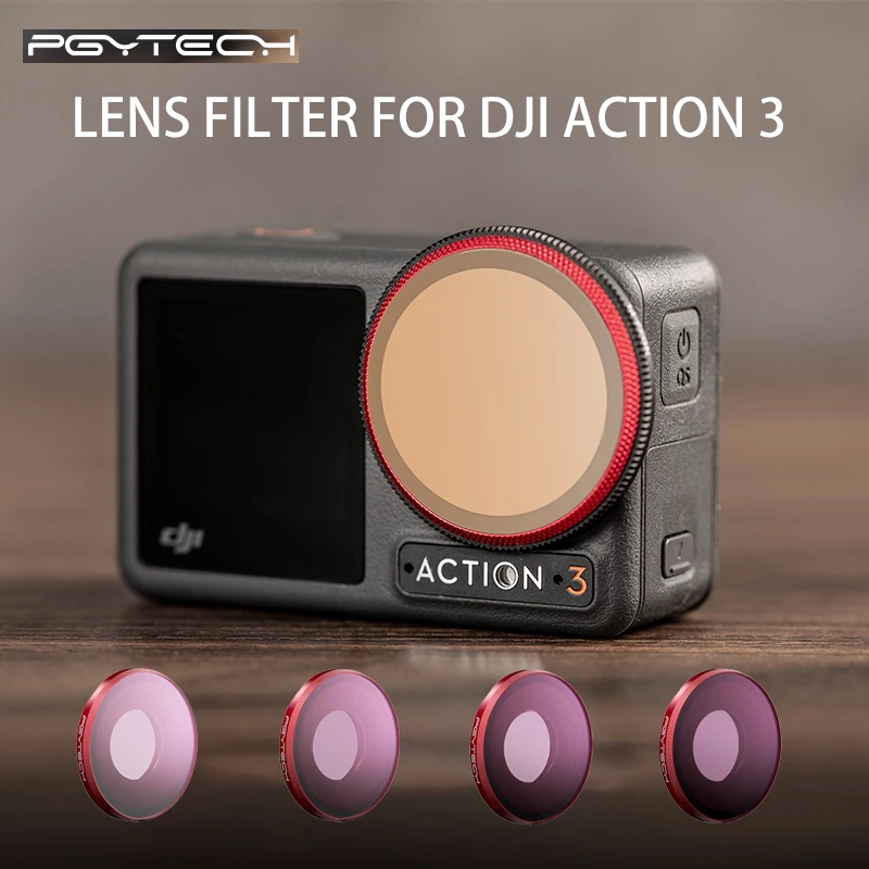 for DJI Osmo Action 3 Lens Filter Anti-scratch Film UV CPL ND8/16/32/64 NDPL Camera Accessories Vivid Photo High Definitin Image