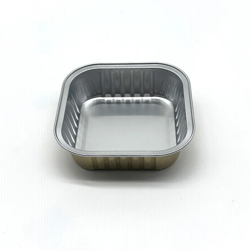 Custom Supply Disposable Baking Resistant Pancake Packaging Box Snow Mei Niang Dessert Aluminum Foil Box Cake Takeo - Image 5