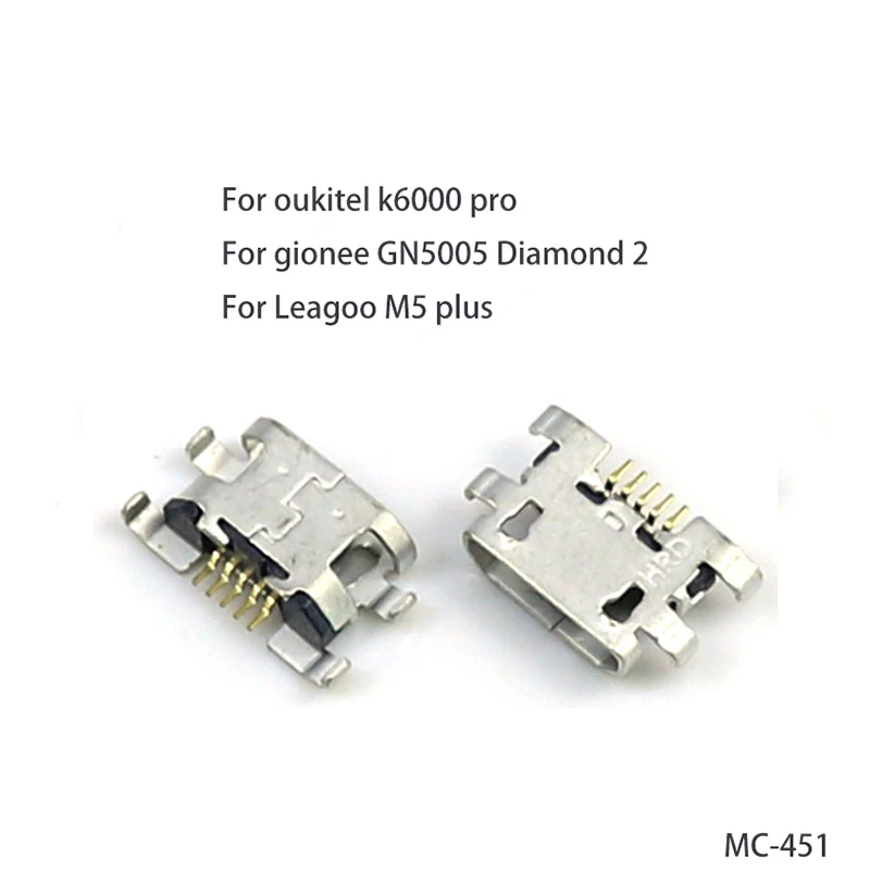 5PCS Für Oukitel GioneeTCL LG Lenovo ASUS Nokia Huawei Computer Laptop 5pin 16pin Micro Typ-c USB Lade Port Buchse Stecker – Detail 3