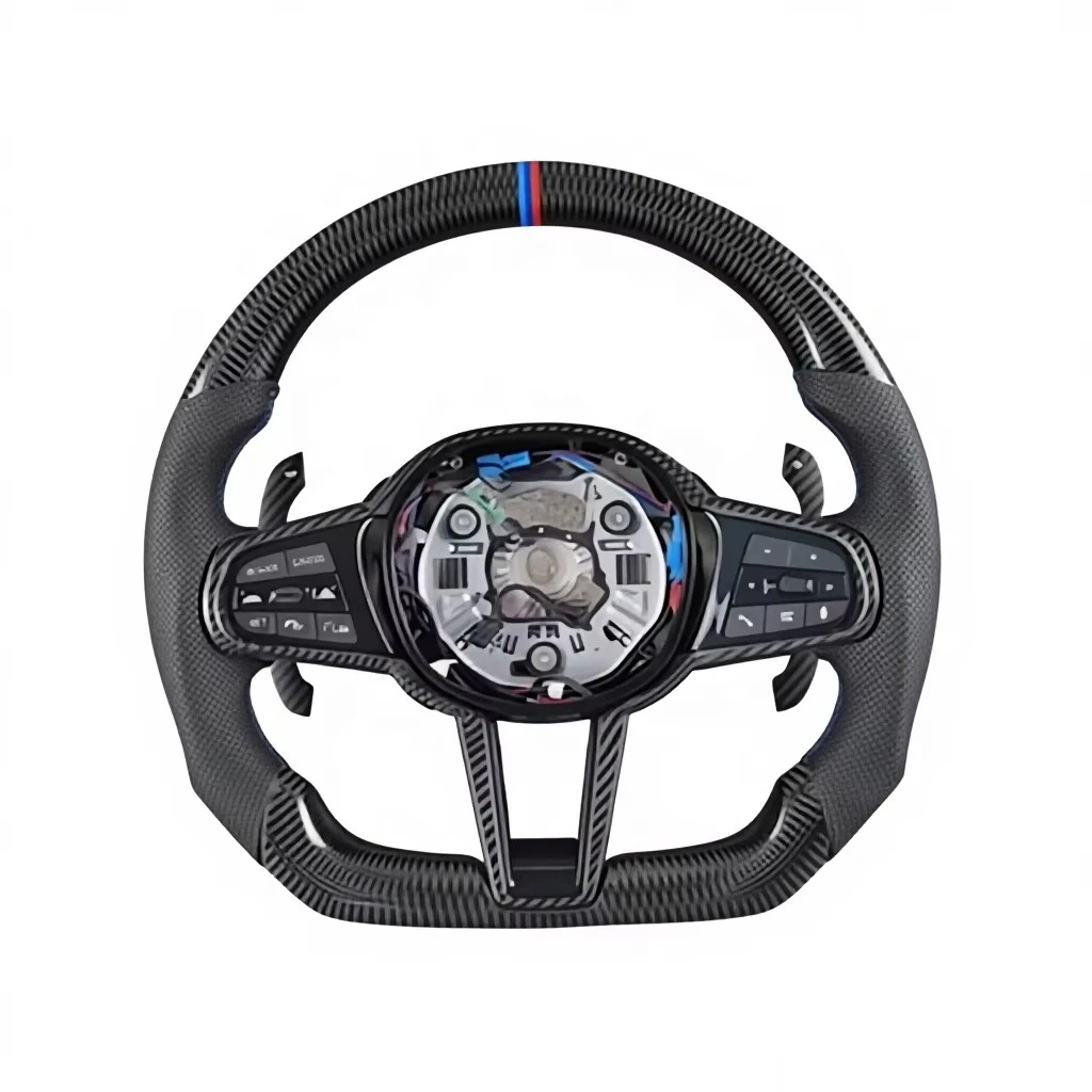 

Индивидуальный руль из карбона и кожи для G30 G20 G01 G02 G05 G06 M4 M5 F90 M8 X3 X4 X5 X6 F40 F44 F10 F30 F95 F96 G38