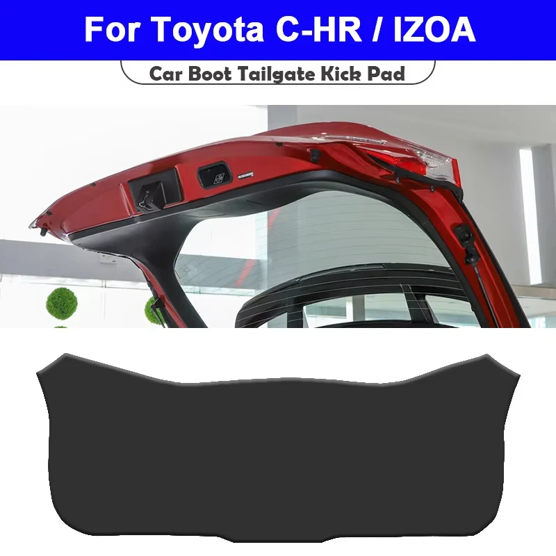 

For Toyota C-HR 2023-2025 IZOA 2018-2025 Trunk Tailgate Guard Pad Leather Rear Trunk Door Protective Car Accessories