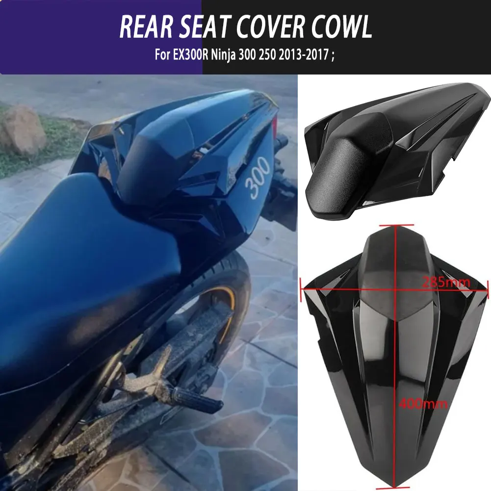 Peças modificadas para motocicleta, capa traseira, carenagem do assento traseiro, para kawasaki ex300r ninja 300 250 2013 2014 15 2016 2017 moto