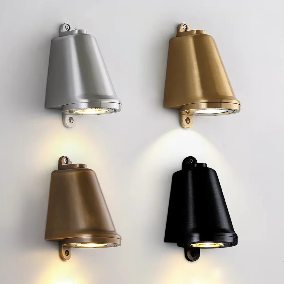 Industrial Style Cast Aluminum Downward Sconce with Warm Glow for Outdoor Entryway & Signage Wall Pack Light Led
