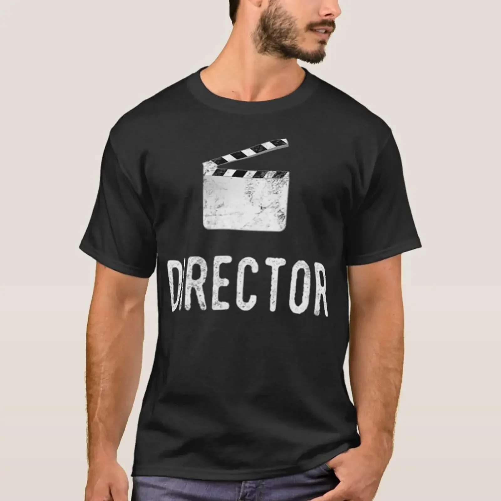 Movie Director Filmmaker Film Crew Producer Cinema T Shirt vintage Washed homme Breathable Unisex Top For Everyday Wear