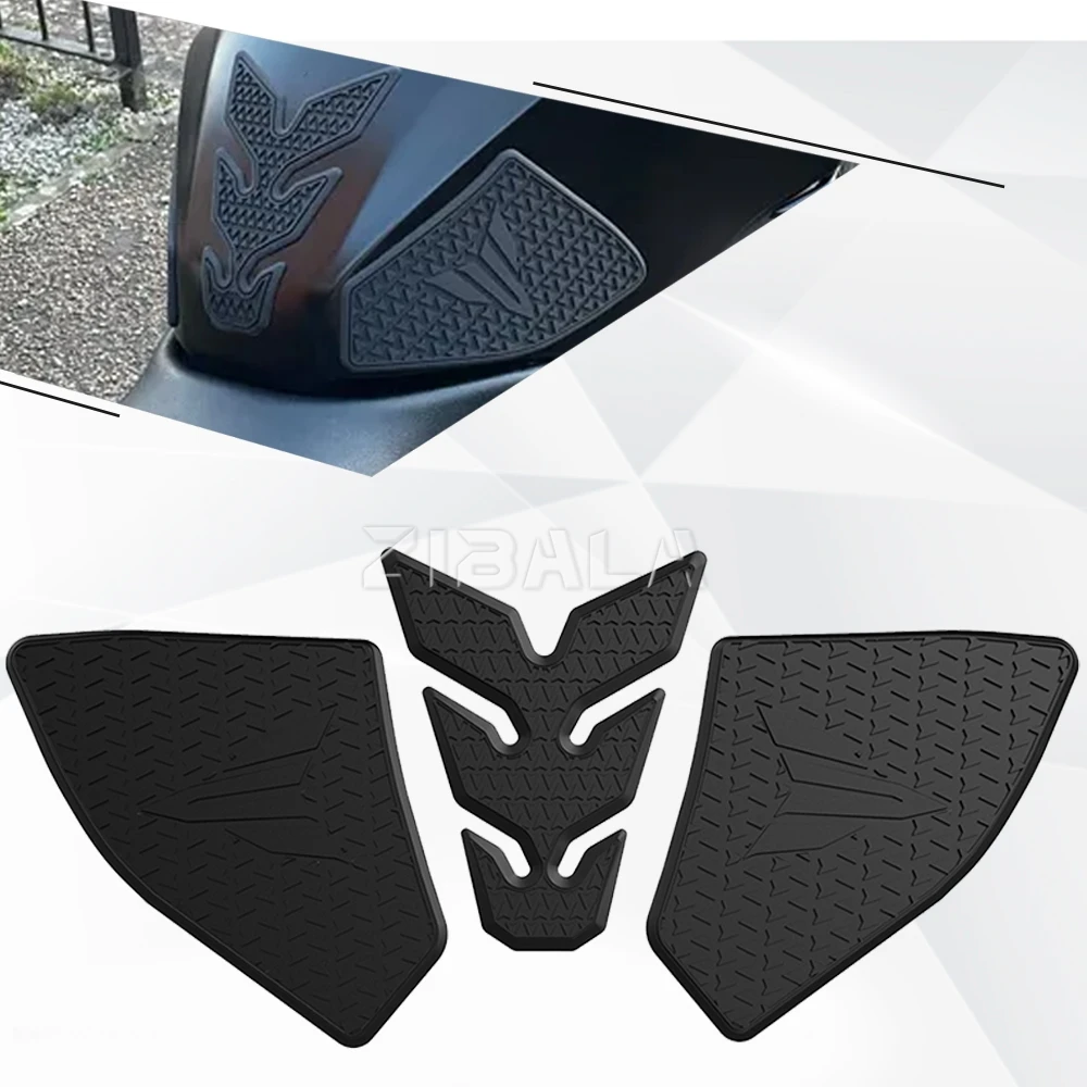 For yamaha MT-09 MT09 SP mt 09 MT 09SP 2021 2022 2023 Motorcycle Rubber Side Fuel Stickers Anti Slip Fuel Tank Pad Accessories
