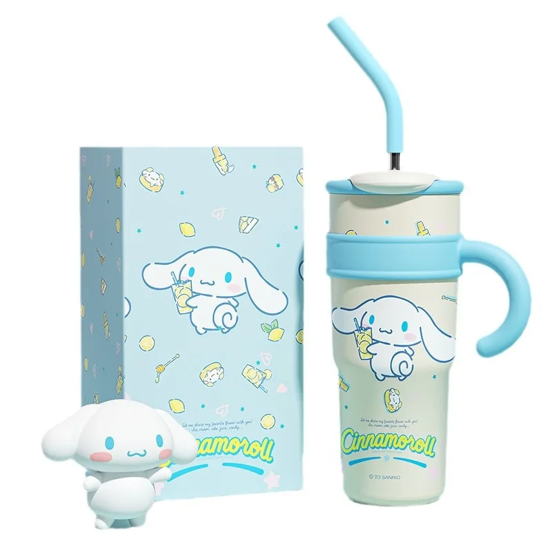 

Sanrio Water Bottle 2025 New Model for Women Jumbo Large Capacity Straw Insulated Cup for Office