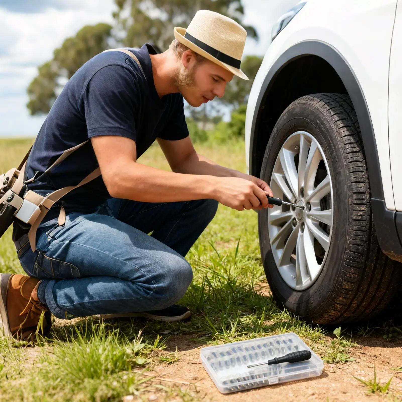 طقم أظافر لإصلاح الإطارات بدون أنابيب 50 قطعة/المجموعة برغي الخدمة الذاتية في مقابس إصلاح الإطارات أداة سريعة لسيارة شاحنة دراجة نارية #5