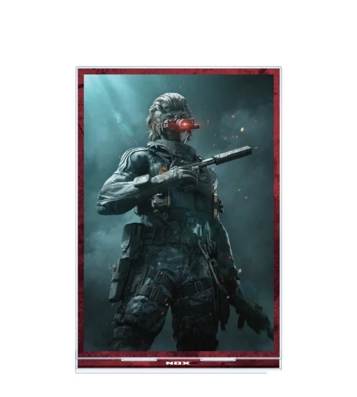 Rectangle 15cm Anime Delta Force Acrylic Stand Modlel Desktop Decoration Game Collectible Ornament Gift For Fans HOT Keychain